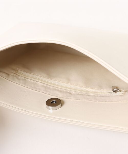 H.TOKYO（エイチトウキョウ）の「スクエアミニハンドバッグ（ハンドバッグ・レディース・ホワイト/ブラック/シルバー・FREE）」の9枚目の写真