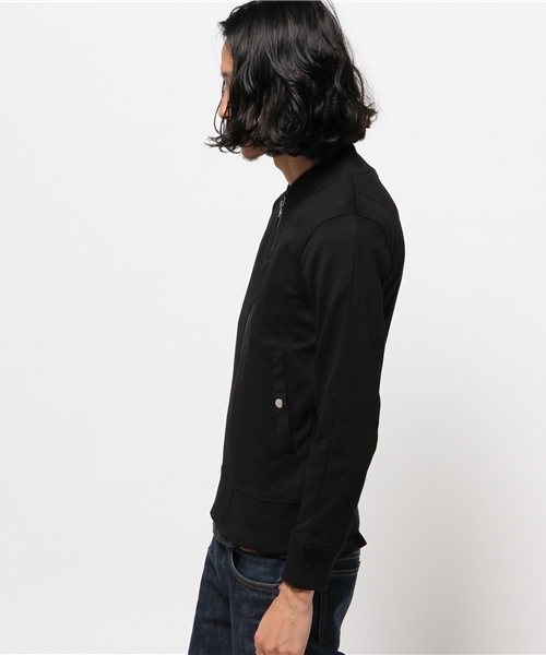 OUTLET(アウトレット)の「【CIAOPANIC TYPY】ジャージーMA1ジャケット(MA-1・メンズ・ブラック・SMALL)」の3枚目の写真