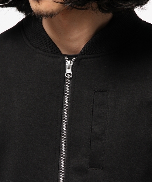 OUTLET(アウトレット)の「【CIAOPANIC TYPY】ジャージーMA1ジャケット(MA-1・メンズ・ブラック・SMALL)」の6枚目の写真
