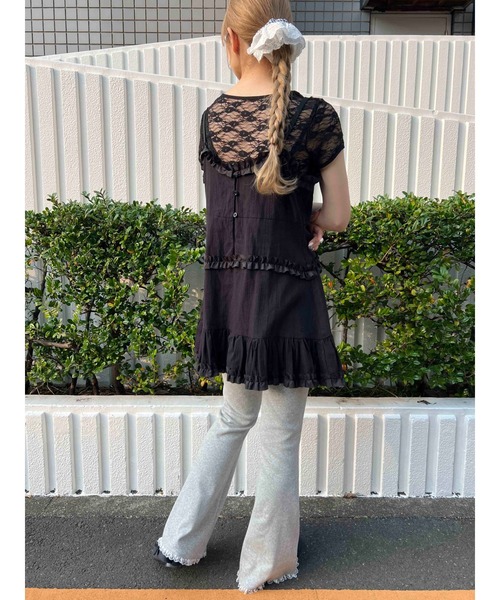 WC（ダブル シー）の「フリルデザインミニワンピース（ワンピース・レディース・ホワイト/ブラック・FREE）」の22枚目の写真