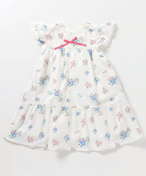 apres les cours（アプレレクール）の「【リンク/ジュニア対応】フラワーブーケワンピース＿アプレレクールマシェリ（ワンピース・キッズ・ブラック/アイボリー・80/90/100/110/120/130/140）」の14枚目の写真