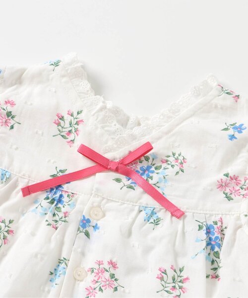 apres les cours（アプレレクール）の「【リンク/ジュニア対応】フラワーブーケワンピース＿アプレレクールマシェリ（ワンピース・キッズ・ブラック/アイボリー・80/90/100/110/120/130/140）」の17枚目の写真