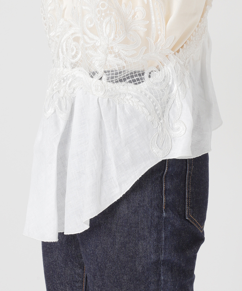 journal standard L'essage(ジャーナルスタンダードレサージュ)の「《追加》【MAURIZIO MYKONOS/マウリツィオ ミコノス】TOPS:ブラウス(シャツ/ブラウス・レディース・ホワイト・MEDIUM)」の16枚目の写真