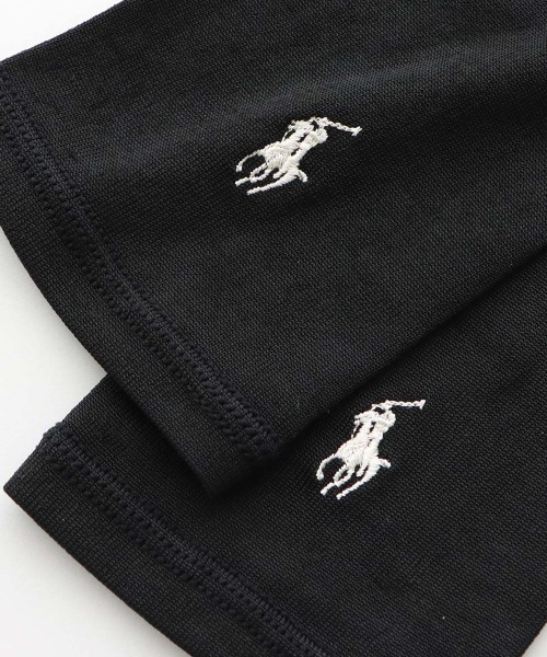 POLO RALPH LAUREN（ポロ ラルフ ローレン）の「≪WEB限定≫POLO RALPH LAUREN UVカット 接触冷感 吸水速乾 2way レッグ＆アームカバー 93228550（アームカバー・レディース・ブラック×ホワイト/ブラック×グレー・FREE）」の11枚目の写真