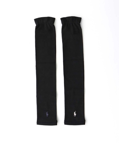 POLO RALPH LAUREN（ポロ ラルフ ローレン）の「≪WEB限定≫POLO RALPH LAUREN UVカット 接触冷感 吸水速乾 2way レッグ＆アームカバー 93228550（アームカバー・レディース・ブラック×ホワイト/ブラック×グレー・FREE）」の13枚目の写真