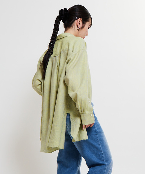 SOFFITTO(ソフィット)の「リネンフロントポケットビックシャツ(シャツ/ブラウス・レディース・ピンク/イエロー系その他/ブラック系その他・FREE)」の16枚目の写真