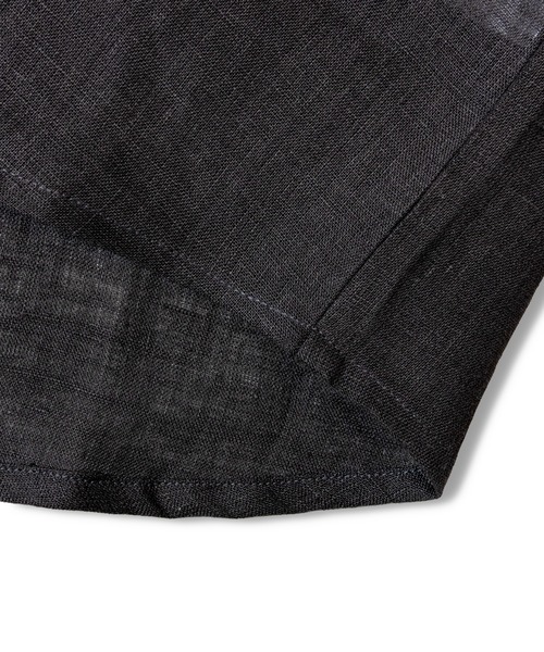 JACKROSE（ジャックローズ）の「BAYCANT ﾘﾈﾝ100% ﾊﾞﾝﾄﾞｶﾗｰLSｼｬﾂ（シャツ/ブラウス・メンズ・ブラック/ナチュラル/カーキ・M/L/XL）」の5枚目の写真