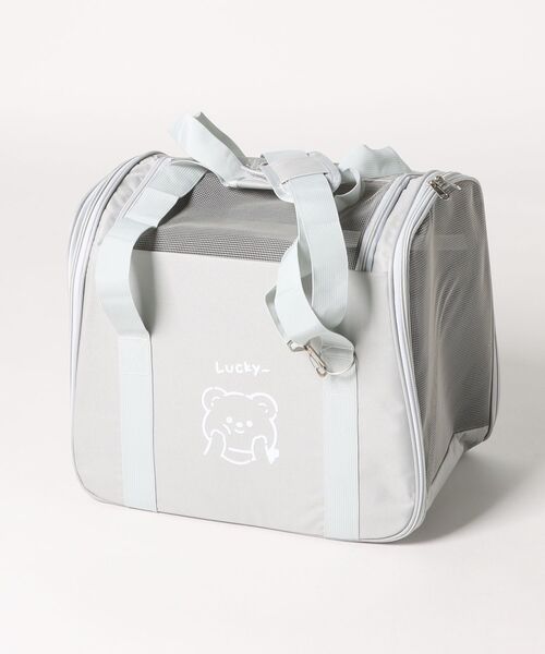 aimoha（アイモハ）の「軽量　ペット用キャリーケース（ペット用キャリーケース・レディース・ホワイト/グレー・LARGE/MEDIUM）」の6枚目の写真