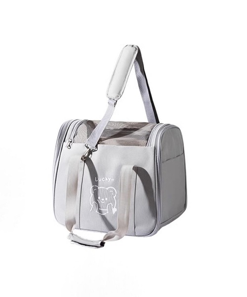 aimoha（アイモハ）の「軽量　ペット用キャリーケース（ペット用キャリーケース・レディース・ホワイト/グレー・LARGE/MEDIUM）」の11枚目の写真