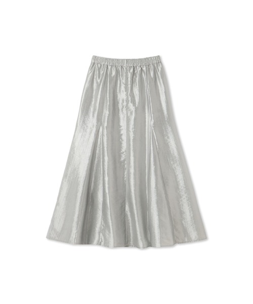 QUEENS COURT（クイーンズコート）の「シャイニートリコットスカート≪手洗い可能≫（スカート・レディース・チャコールグレー/シルバー系その他/ピンク・M）」の18枚目の写真