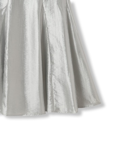 QUEENS COURT（クイーンズコート）の「シャイニートリコットスカート≪手洗い可能≫（スカート・レディース・チャコールグレー/シルバー系その他/ピンク・M）」の20枚目の写真