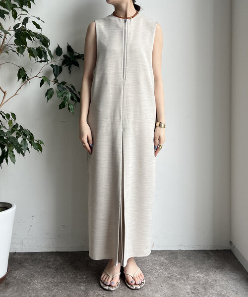 pium ピウム フロントファスナージャンパースカート ワンピース フロントファスナージャンパースカート – pium