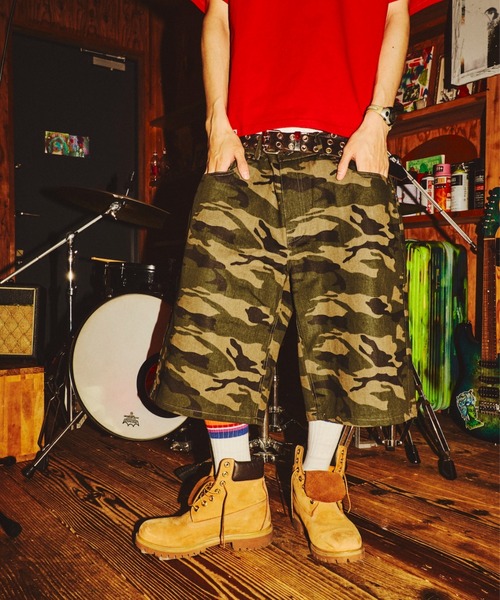 centimeter(センチメーター)の「Assorted half pants(デニムパンツ・メンズ・ライトブルー/リアルツリーカモ/グリーン系カモフラージュ・MEDIUM/LARGE/X-LARGE)」の8枚目の写真