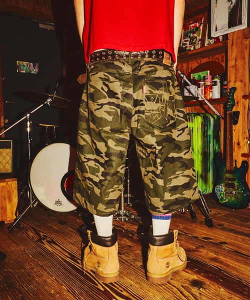 centimeter(センチメーター)の「Assorted half pants(デニムパンツ・メンズ・ライトブルー/リアルツリーカモ/グリーン系カモフラージュ・MEDIUM/LARGE/X-LARGE)」の9枚目の写真