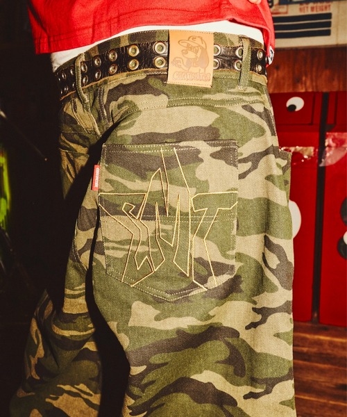centimeter(センチメーター)の「Assorted half pants(デニムパンツ・メンズ・ライトブルー/リアルツリーカモ/グリーン系カモフラージュ・MEDIUM/LARGE/X-LARGE)」の10枚目の写真
