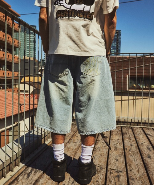 centimeter(センチメーター)の「Assorted half pants(デニムパンツ・メンズ・ライトブルー/リアルツリーカモ/グリーン系カモフラージュ・MEDIUM/LARGE/X-LARGE)」の12枚目の写真