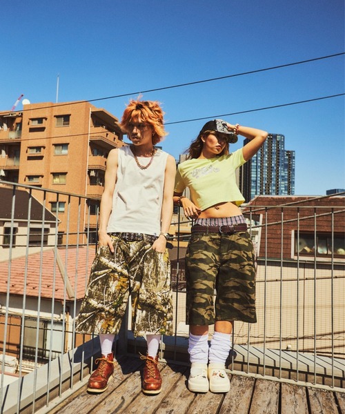 centimeter(センチメーター)の「Assorted half pants(デニムパンツ・メンズ・ライトブルー/リアルツリーカモ/グリーン系カモフラージュ・MEDIUM/LARGE/X-LARGE)」の13枚目の写真