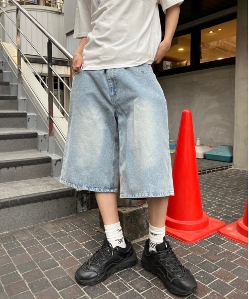 centimeter(センチメーター)の「Assorted half pants(デニムパンツ・メンズ・ライトブルー/リアルツリーカモ/グリーン系カモフラージュ・MEDIUM/LARGE/X-LARGE)」の19枚目の写真