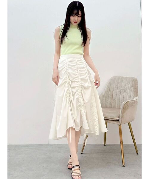 MERCURYDUO（マーキュリーデュオ）の「ノースリーブニット（ニット/セーター・レディース・オフホワイト/ライム/ブラック/ライトブルー・FREE）」の22枚目の写真