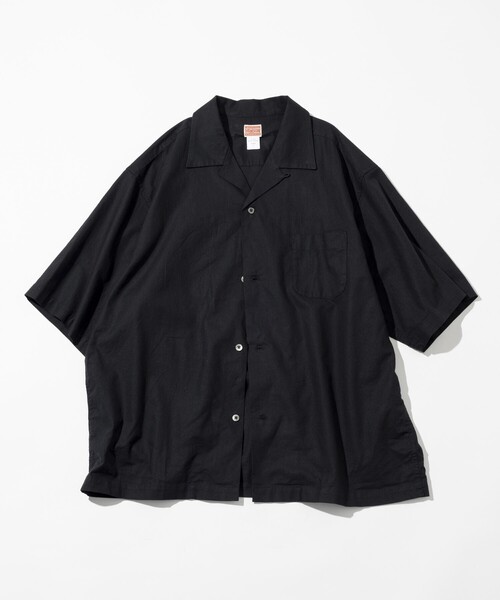 HENON (エノン) | スピンプラチナム ショートレングスPO (black) | トップス シンプル お洒落 スビンプラチナムTシャツ(SUVIN PLATINUM T-Shirt