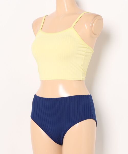 LAVIA(ラヴィア)の「バイカラーリブビキニ(水着・レディース・ピンク/イエロー・M/L)」の21枚目の写真