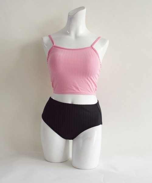 LAVIA(ラヴィア)の「バイカラーリブビキニ(水着・レディース・ピンク/イエロー・M/L)」の15枚目の写真