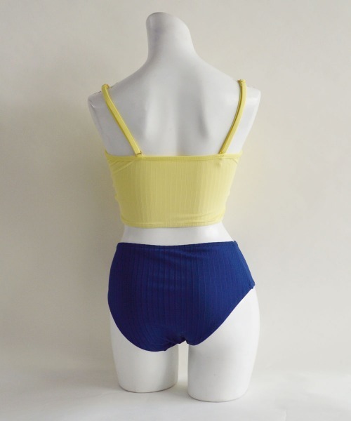 LAVIA(ラヴィア)の「バイカラーリブビキニ(水着・レディース・ピンク/イエロー・M/L)」の20枚目の写真