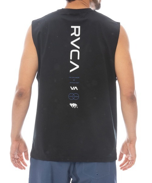 RVCA（ルーカ）の「【RVCA/ルーカ】25SS ILL RVCA ESCAPE SFTT/水陸両用ノースリーブマッスルタンクラッシュガード(水着)（ラッシュガード・メンズ・ブラック/ホワイト・LARGE/MEDIUM/SMALL）」の6枚目の写真