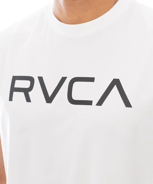 RVCA（ルーカ）の「【RVCA/ルーカ】25SS ILL RVCA ESCAPE SFTT/水陸両用ノースリーブマッスルタンクラッシュガード(水着)（ラッシュガード・メンズ・ブラック/ホワイト・LARGE/MEDIUM/SMALL）」の9枚目の写真