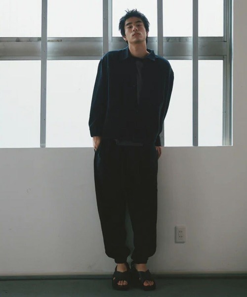alvana】NATURAL TWILL CHRIS PANTS / インクブラック [ALV（その他