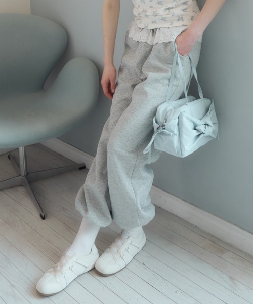 Birthday room（バースデイルーム）の「レースアップバレエスニーカー/lace‐up ballet sneakers（スニーカー・レディース・シルバー/アイボリー/ピンク・SMALL/MEDIUM/LARGE）」の5枚目の写真