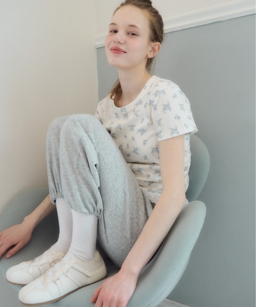 Birthday room（バースデイルーム）の「レースアップバレエスニーカー/lace‐up ballet sneakers（スニーカー・レディース・シルバー/アイボリー/ピンク・SMALL/MEDIUM/LARGE）」の14枚目の写真