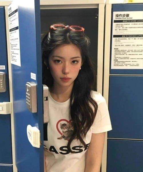 DEVICE(デバイス)の「SORRY BOYS I LOVE CATS ハート プリント 古着風 半袖 Tシャツ 韓国ファッション 韓国ストリート ストリートファッション Y2K レオパード 豹柄 ネコ(Tシャツ/カットソー・レディース・ホワイト/ホワイト系その他3/ホワイト系その他2/ブラック系その他/ホワイト系その他・FREE)」の22枚目の写真