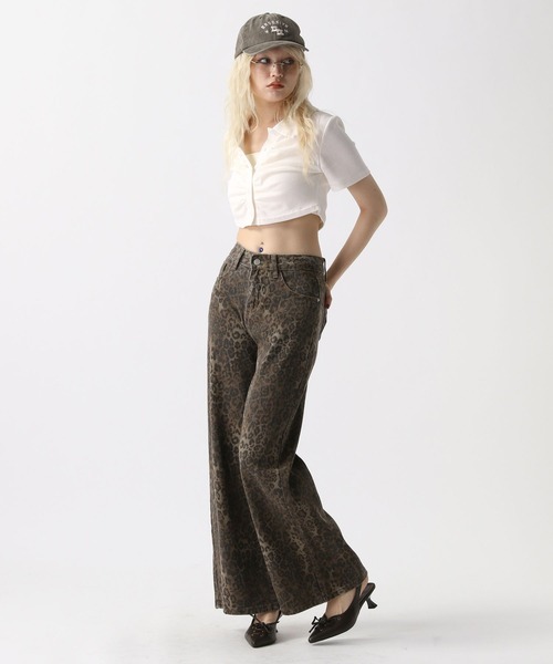 FOREVER 21（フォーエバー トゥエンティーワン）の「【2025SS】シャーリングポロＴシャツ（Tシャツ/カットソー・レディース・ホワイト/グレー/ブラック・FREE）」の10枚目の写真