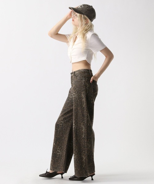 FOREVER 21（フォーエバー トゥエンティーワン）の「【2025SS】シャーリングポロＴシャツ（Tシャツ/カットソー・レディース・ホワイト/グレー/ブラック・FREE）」の9枚目の写真