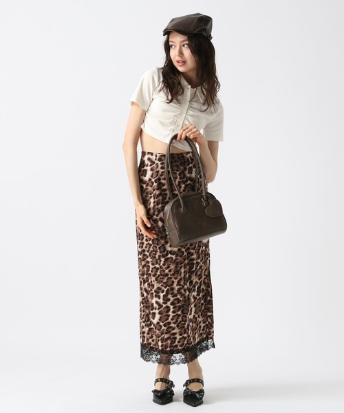 FOREVER 21（フォーエバー トゥエンティーワン）の「【2025SS】シャーリングポロＴシャツ（Tシャツ/カットソー・レディース・ホワイト/グレー/ブラック・FREE）」の8枚目の写真