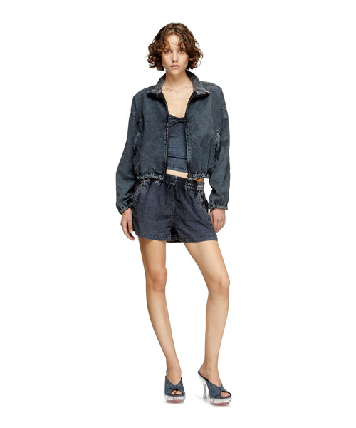 DIESEL（ディーゼル）の「ウィメンズ ショートパンツ S-OUND（その他パンツ・レディース・ライトインディゴブルー/ブラック・44/42/40/38）」の3枚目の写真