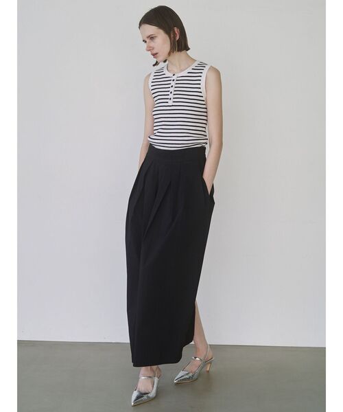 ELENDEEK（エレンディーク）の「ヘンリーネックリブニット（タンクトップ・レディース・ピンク/ブラウン/ブルー/その他1・FREE）」の9枚目の写真