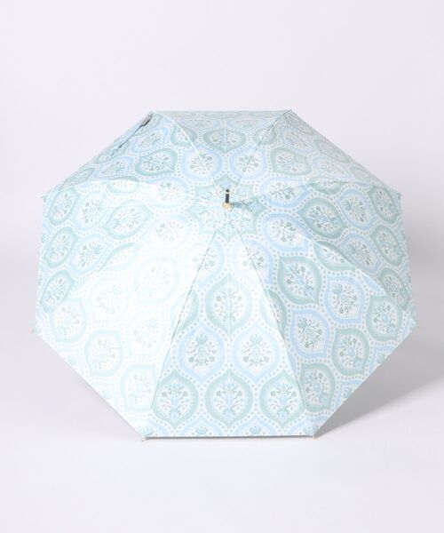 macocca（マコッカ）の「完全遮光 日傘 晴雨兼用 Paraffi パラフィ ショート傘 軽量  ダマスク柄（長傘・レディース・グレー/ブルー・FREE）」の16枚目の写真