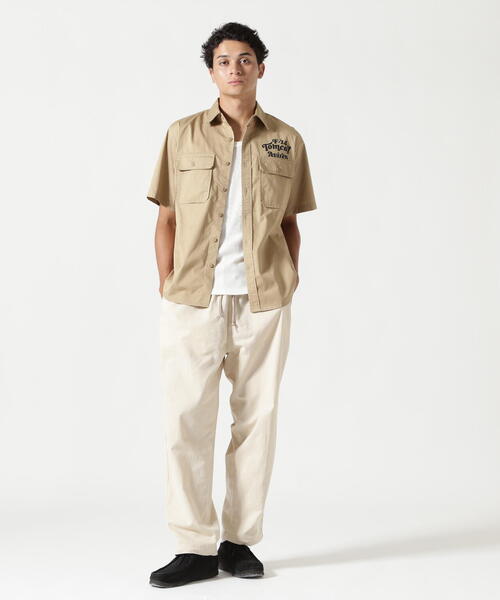 AVIREX（アヴィレックス）の「《WEB&DEPOT限定》TWILL TOMCAT SHIRT / ツイル トムキャット 半袖シャツ / AVIREX / アヴィレックス（シャツ/ブラウス・メンズ・ネイビー/カーキ・MEDIUM/LARGE/X-LARGE/XX-LARGE）」の21枚目の写真