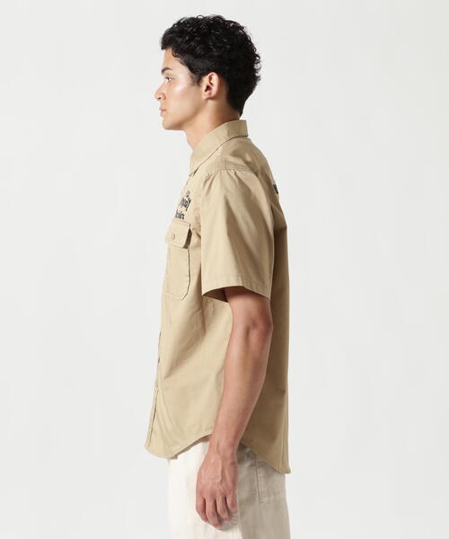 AVIREX（アヴィレックス）の「《WEB&DEPOT限定》TWILL TOMCAT SHIRT / ツイル トムキャット 半袖シャツ / AVIREX / アヴィレックス（シャツ/ブラウス・メンズ・ネイビー/カーキ・MEDIUM/LARGE/X-LARGE/XX-LARGE）」の22枚目の写真