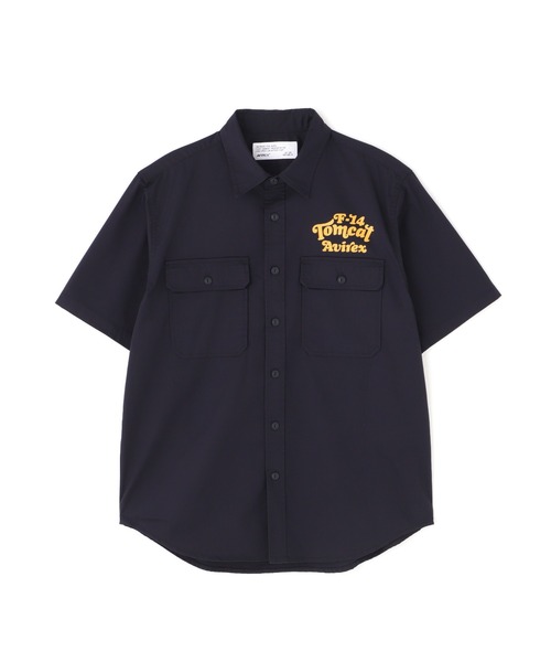 WEB&DEPOT限定》TWILL TOMCAT SHIRT / ツイル トムキャット 半袖