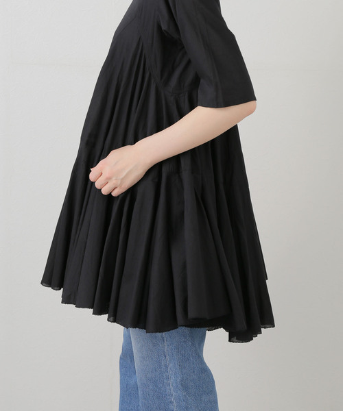 La TOTALITE(ラトータリテ)の「《WEB限定》【洗える】AAYUSHI / アユーシ ワンピース(ワンピース・レディース・ホワイト/ブラック・FREE)」の9枚目の写真
