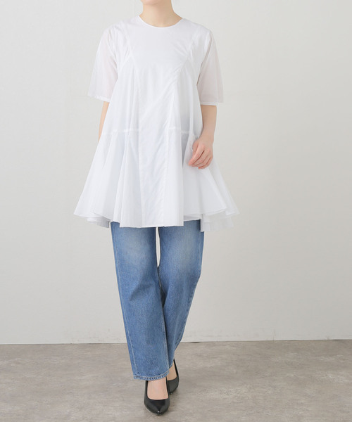 La TOTALITE(ラトータリテ)の「《WEB限定》【洗える】AAYUSHI / アユーシ ワンピース(ワンピース・レディース・ホワイト/ブラック・FREE)」の17枚目の写真