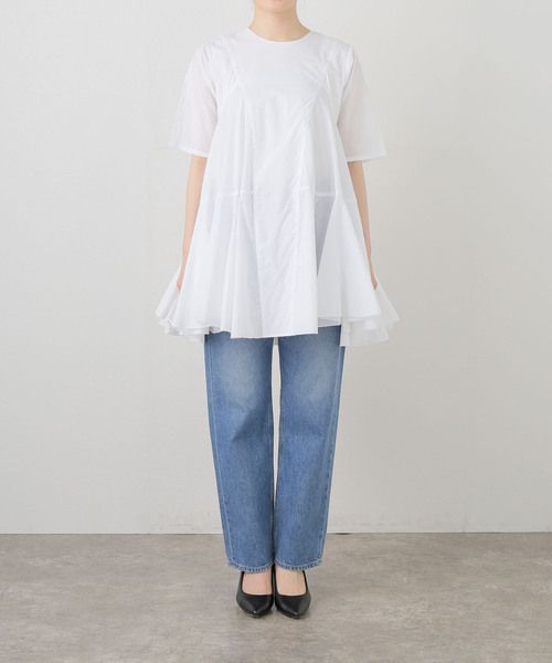 La TOTALITE(ラトータリテ)の「《WEB限定》【洗える】AAYUSHI / アユーシ ワンピース(ワンピース・レディース・ホワイト/ブラック・FREE)」の18枚目の写真