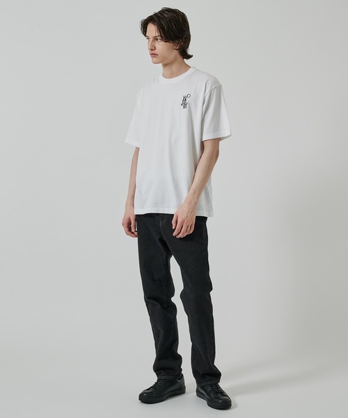 WHITE MOUNTAINEERING（ホワイトマウンテニアリング）の「WM LOGO EMBROIDERY T-SHIRT（Tシャツ/カットソー・メンズ・ホワイト/ブラック・1/2/0）」の3枚目の写真
