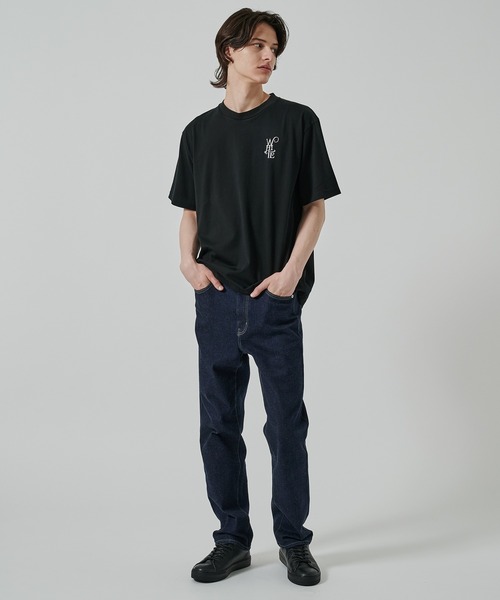 WHITE MOUNTAINEERING（ホワイトマウンテニアリング）の「WM LOGO EMBROIDERY T-SHIRT（Tシャツ/カットソー・メンズ・ホワイト/ブラック・1/2/0）」の4枚目の写真