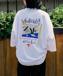 （What it isNt）ART BY MARKGONZALES | 【What it isNt / ワットイットイズント】SAKIYAMA コラボ プリントTシャツ(Tシャツ/カットソー)