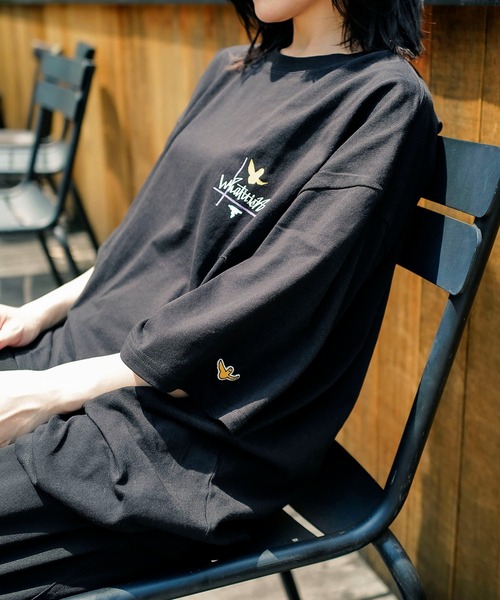 超激レア　waterland☓mokoler　コラボTシャツ WORLD STANDARD/カリカリコラボ/クルーネックプリントTシャツ