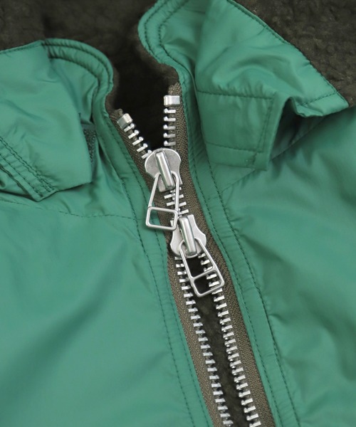 OMNIGOD（オムニゴッド）の「[OMNIGOD womens / オムニゴッド] クリーミーライト フードデットコート（モッズコート・レディース・ベージュ/ブラック/グリーン・0）」の17枚目の写真